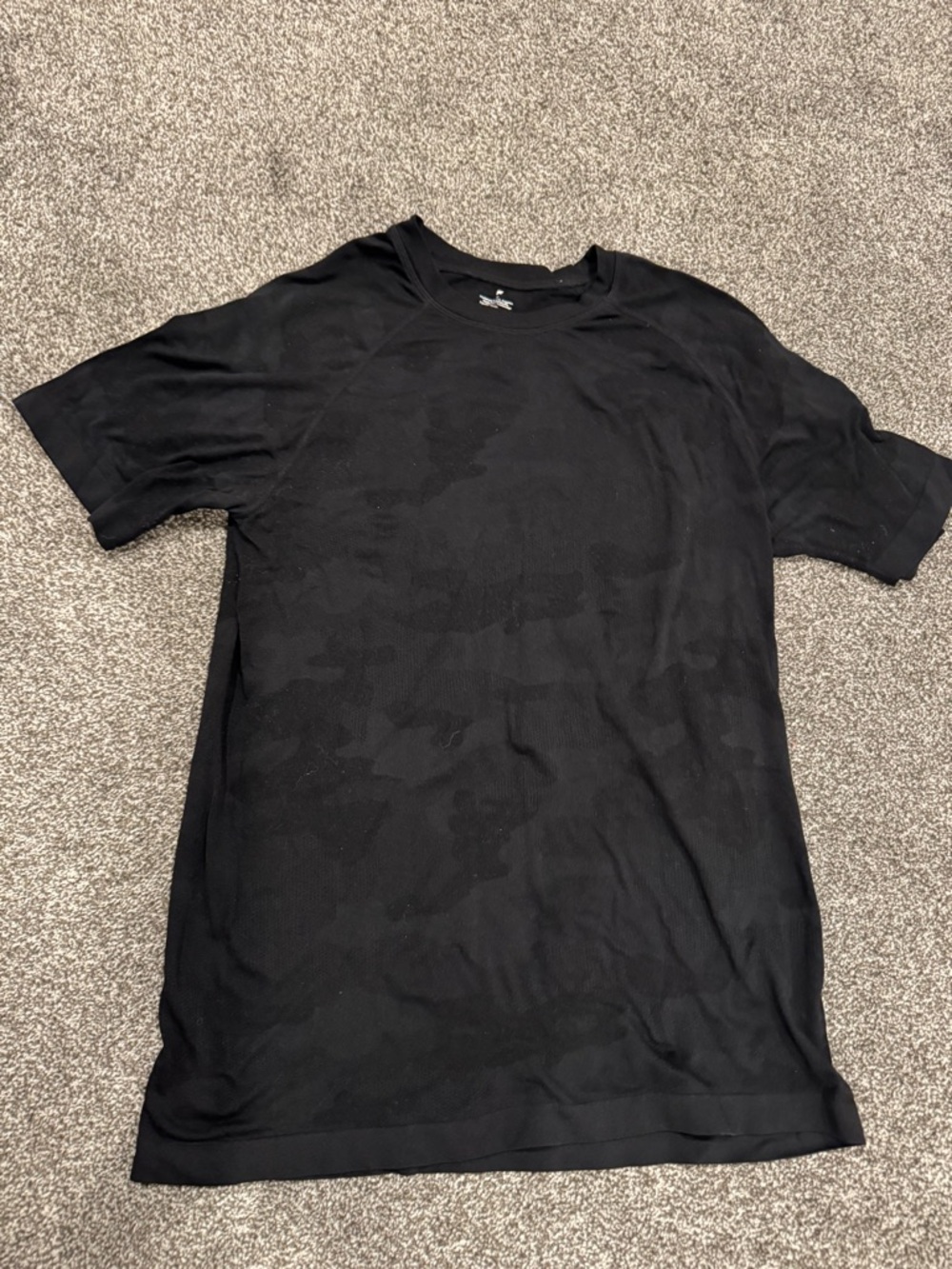 Fabletics Men's Black Short Sleeve Crew Tee